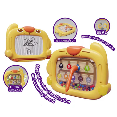 2 in 1 Premium Magnetic Beads & Drawing Board